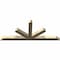 Ekena Millwork Saratoga Rough Sawn Timber Gable Bracket, Douglas Fir, 108"W x 45"H x 6"D x 6"F, 10/12 Pitch GBW108X45X0606SAR00RDF - alternate 2